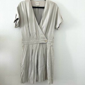 REISS women's short sleeve ivory romper/jumpsuit